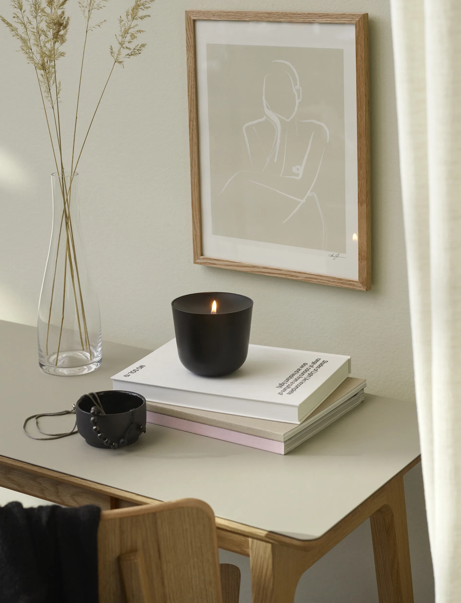 Lampa naftowa Solis Ø11,5 cm, Soft black Stelton