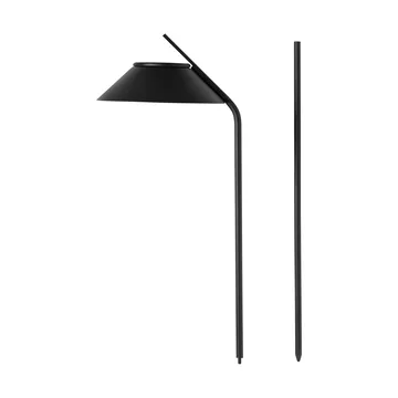 Lampa solarna Vinkel, słupek ze statywem - Black - Stelton