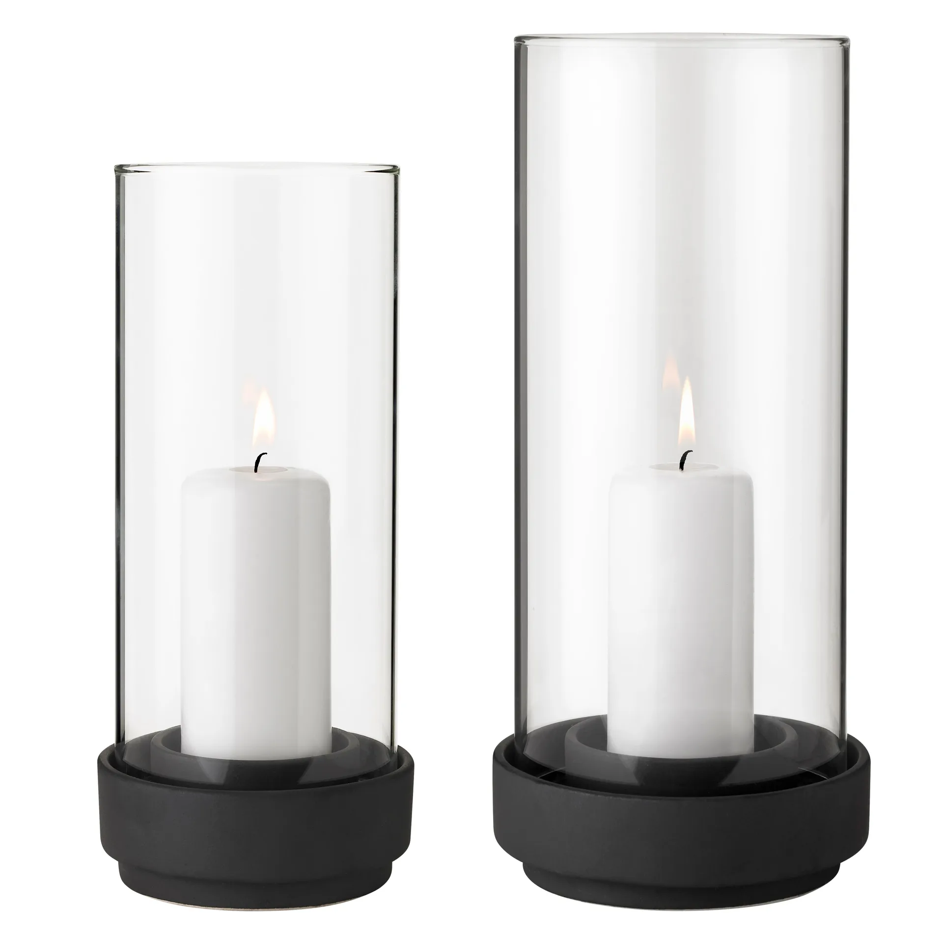 Lampion Hurricane czarny, Mała Stelton