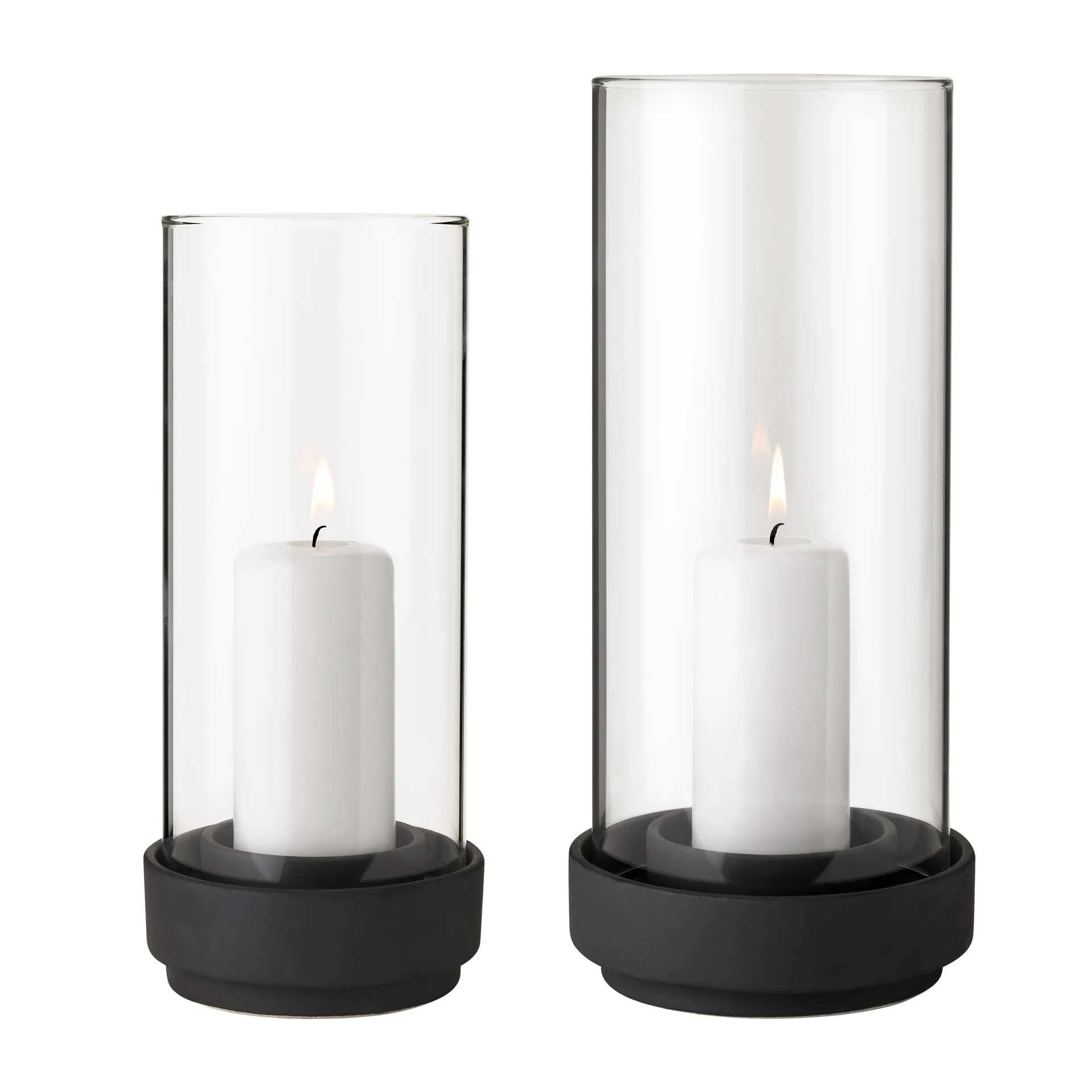 Lampion Hurricane czarny, Świetna Stelton