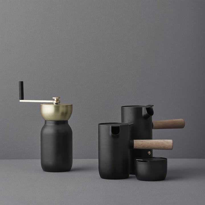 Młynek do kawy Collar , czarny-mosiądz Stelton