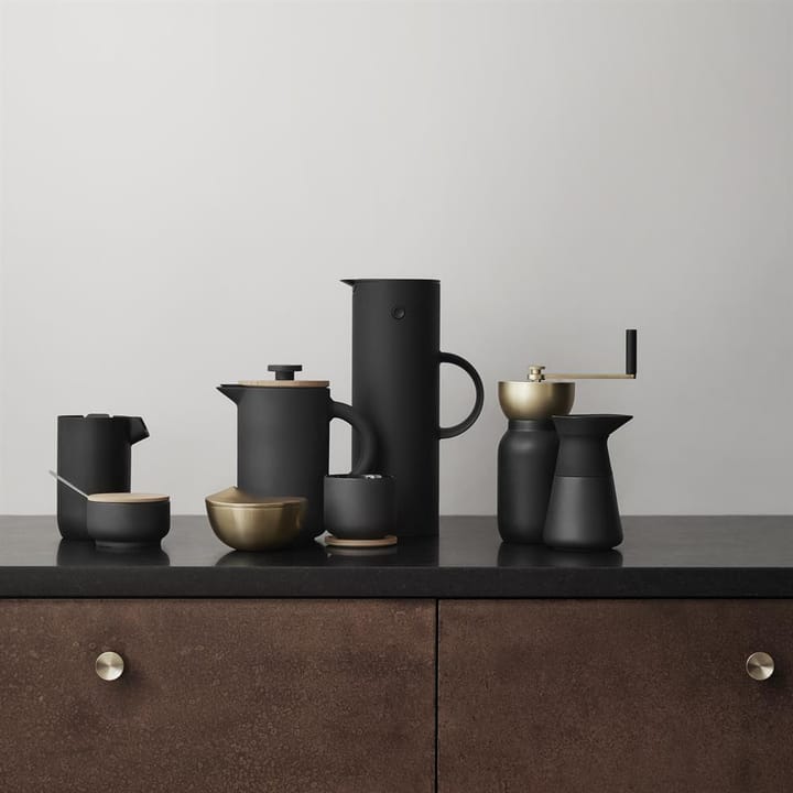 Młynek do kawy Collar , czarny-mosiądz Stelton