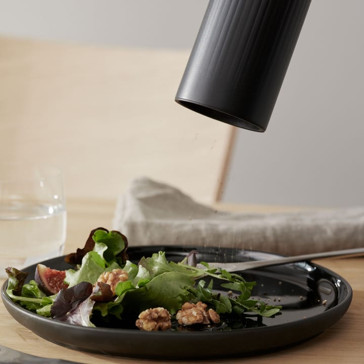 Młynek do pieprzu Pleat, Czarny Stelton