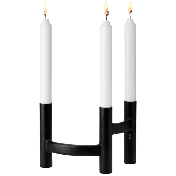 Ora trójramienny świecznik, Czarny Stelton