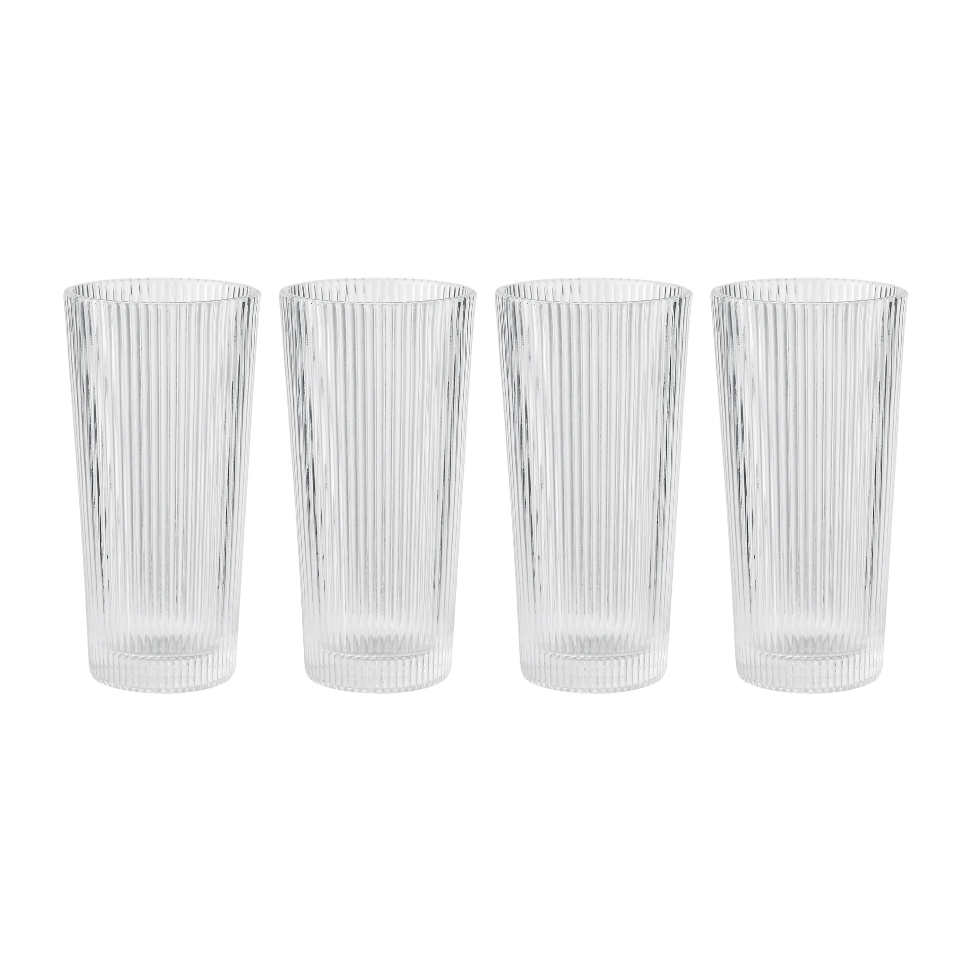 Pilastro szklanki do long drinków 300 ml, zestaw 4 sztuki, Clear Stelton