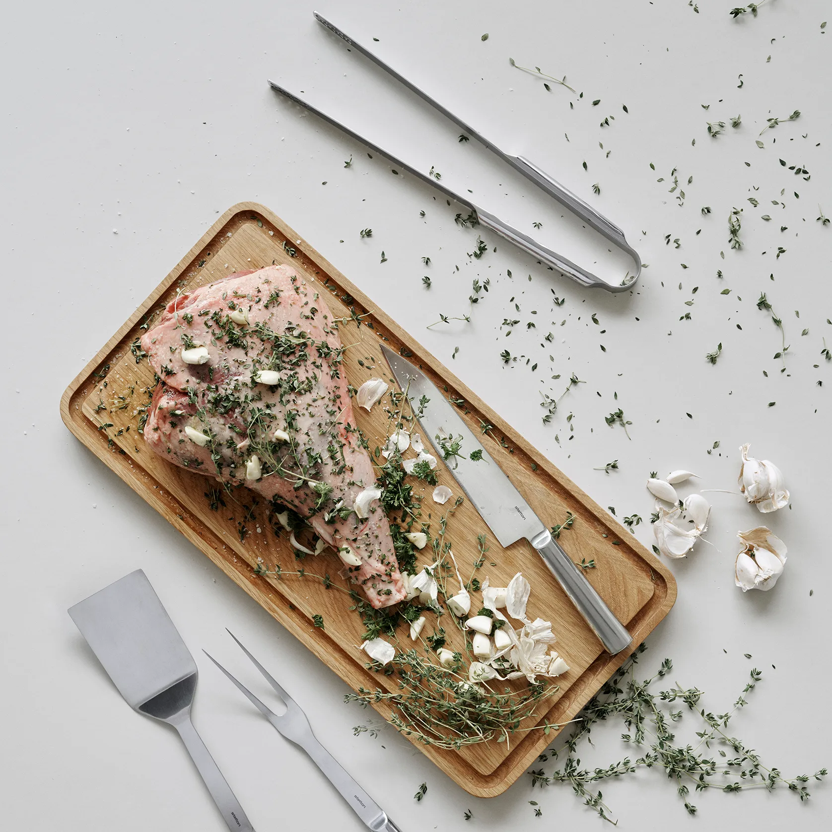 Szczypce do grilla Sixtus, Stal nierdzewna Stelton