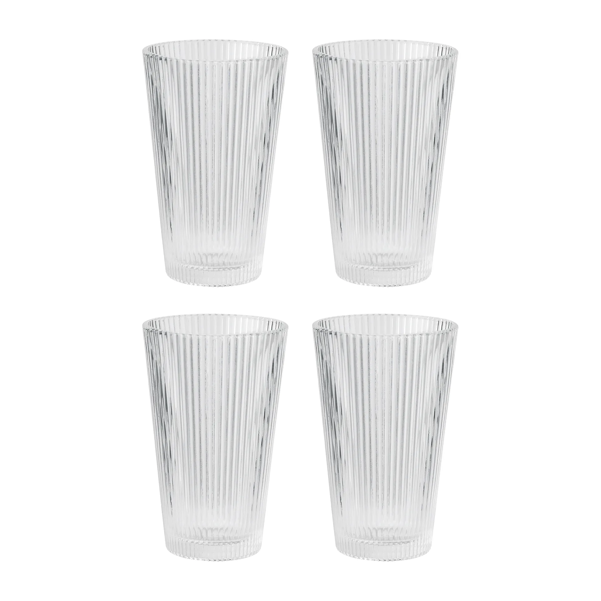 Szklanka Pilastro 35 cl, 4-pak, Clear Stelton