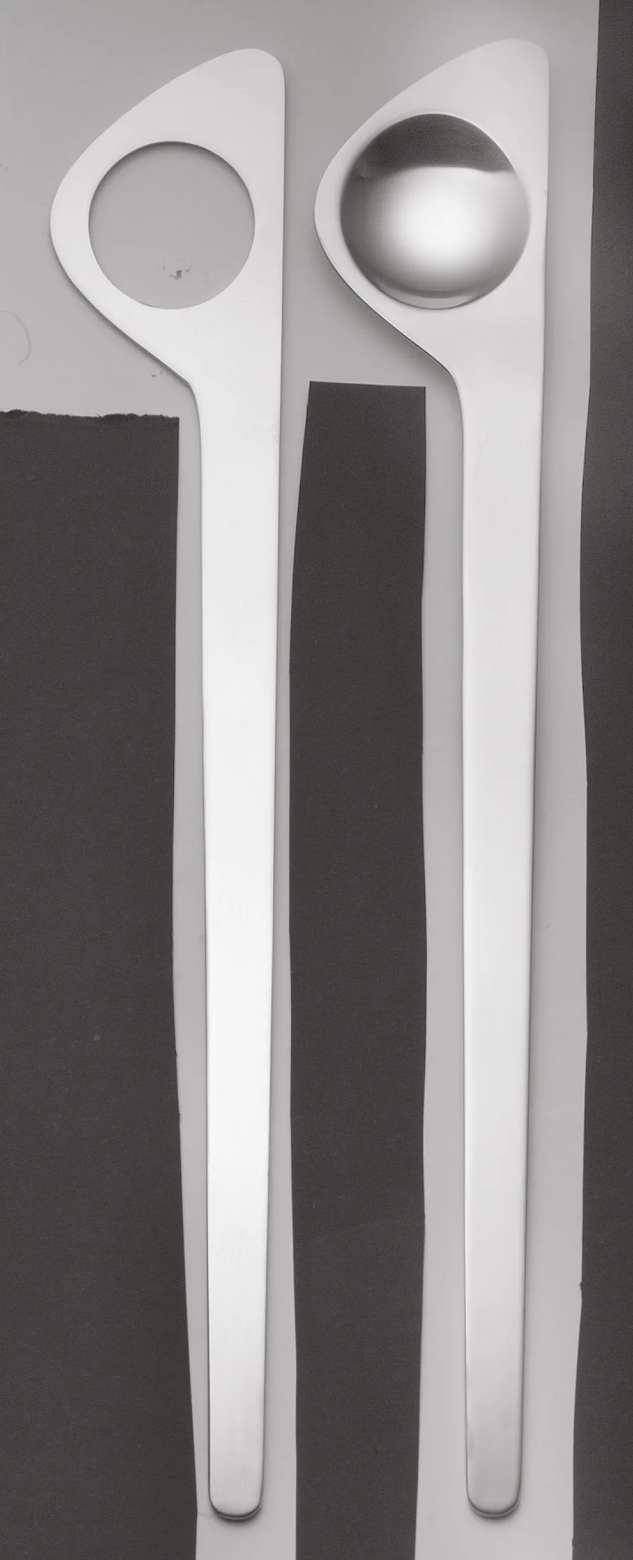 Sztućce sałatkowe AJ cylinda-line, stal nierdzewna Stelton