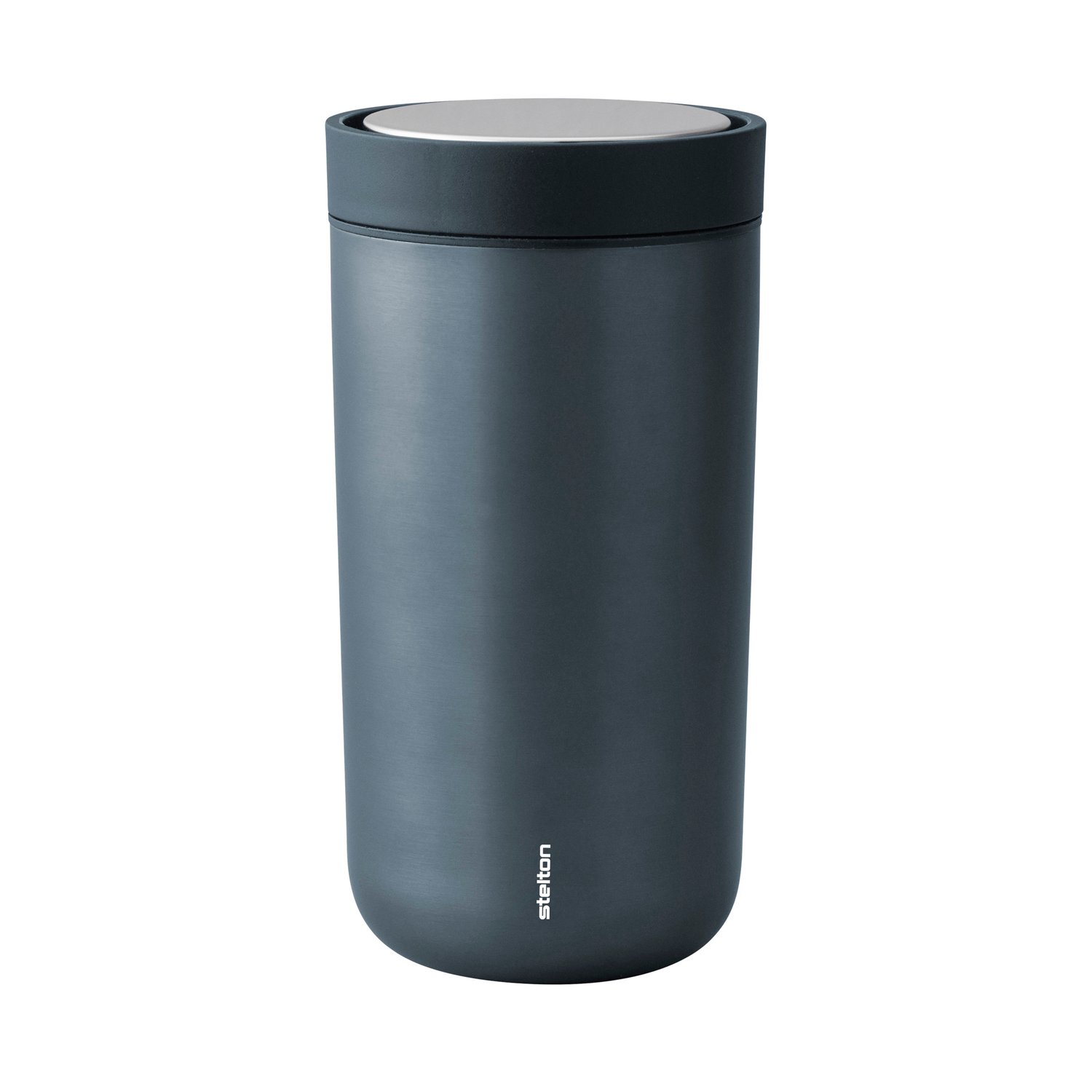 Stelton Termokubek To Go Click 20 cl Blue metallic | Skandynawski Design | Kubki termiczne i termosy | Niebieski