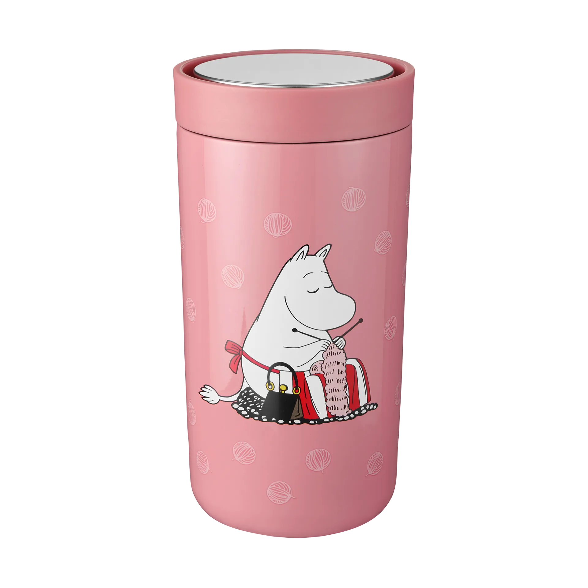Termokubek To Go Click Muminki 0,2 l, Moomin knitting Stelton