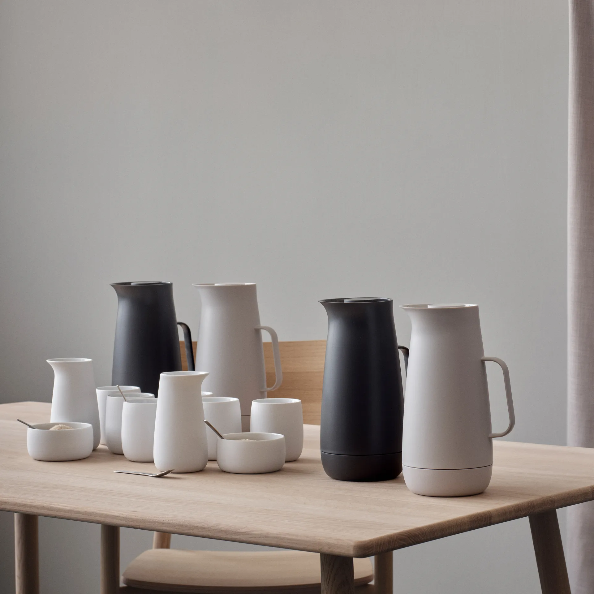 Termos Foster plastikowy 1 L, Light grey Stelton