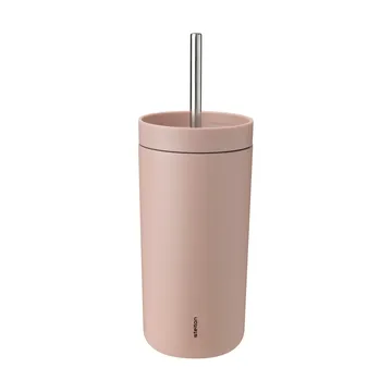 Termos To Go Sip ze słomką 0,4 L - Heather - Stelton