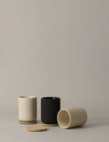 Theo kubek termiczny z podstawką 250 ml - Black - Stelton