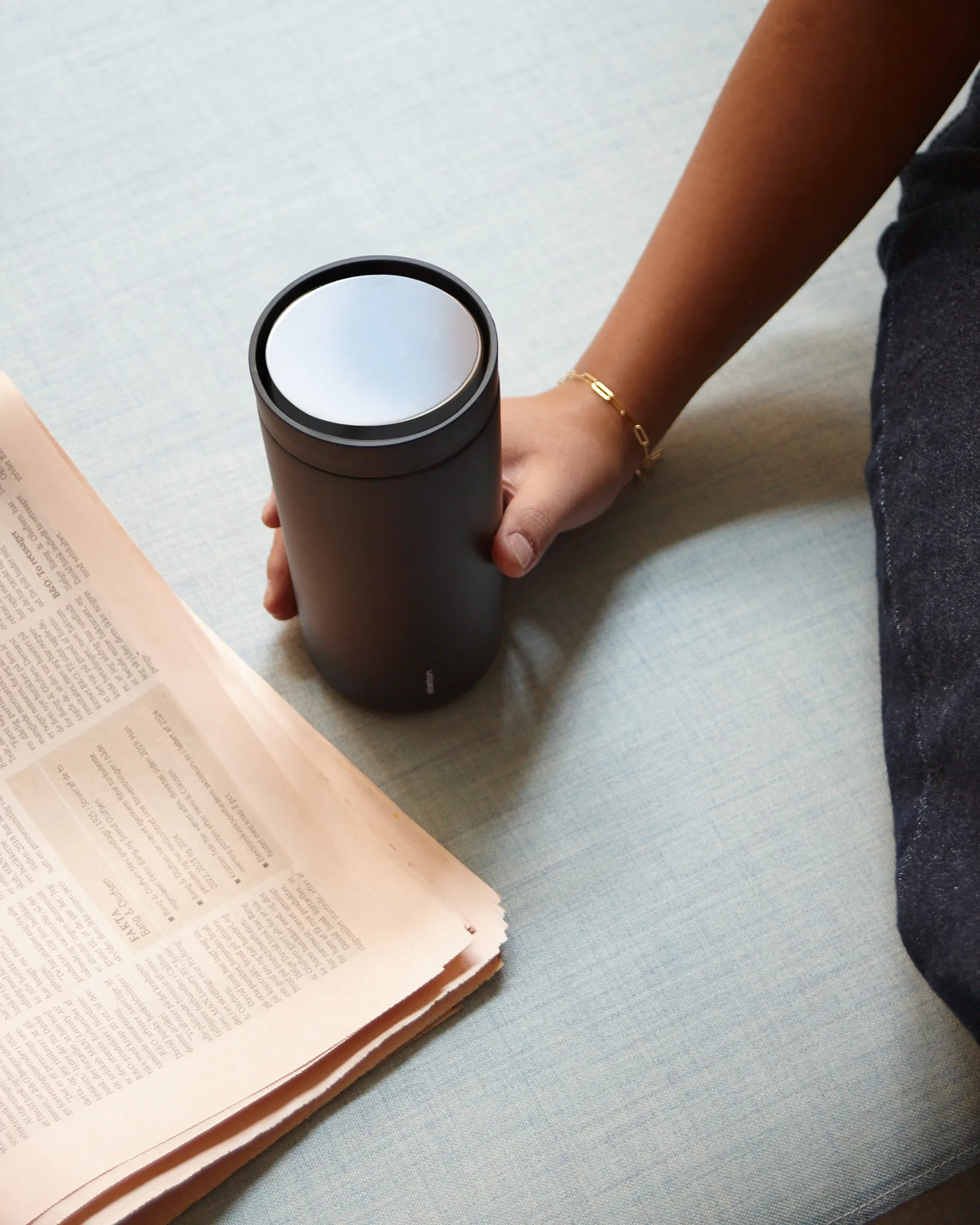 To Go Click kubek termiczny 0,2 l, Soft black Stelton