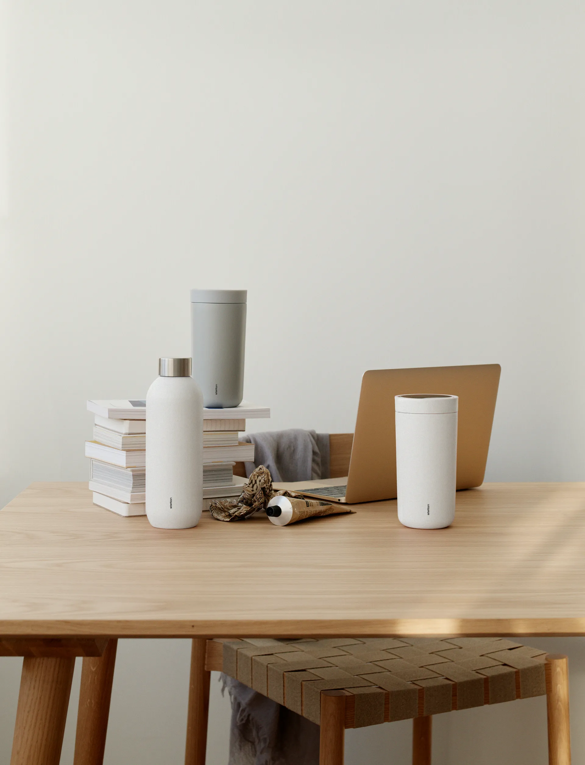 To Go Click kubek termiczny 0,4 l, Soft chalk Stelton