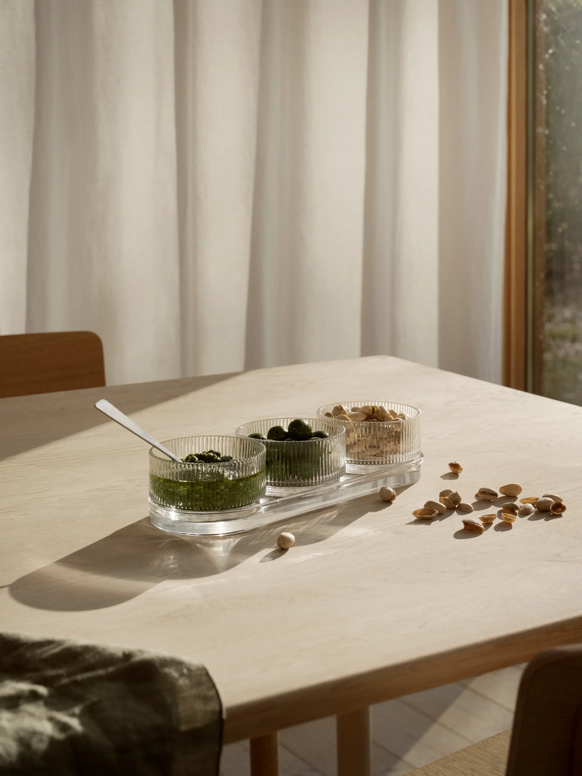 Zestaw do tapas Pilastro 4-elementy, Clear Stelton