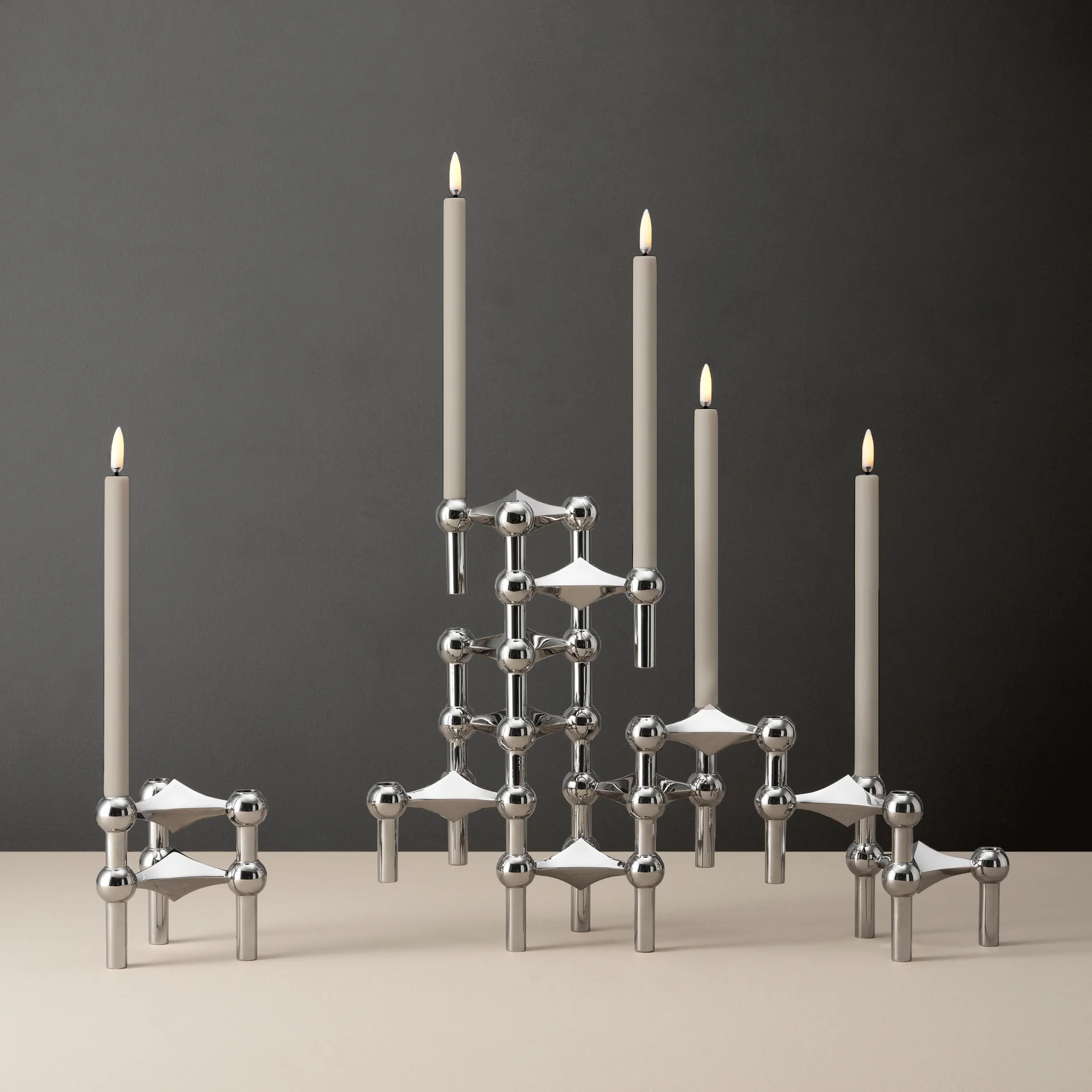 Lampa LED STOFF firmy Uyuni Lighting 2-pak, Sand STOFF