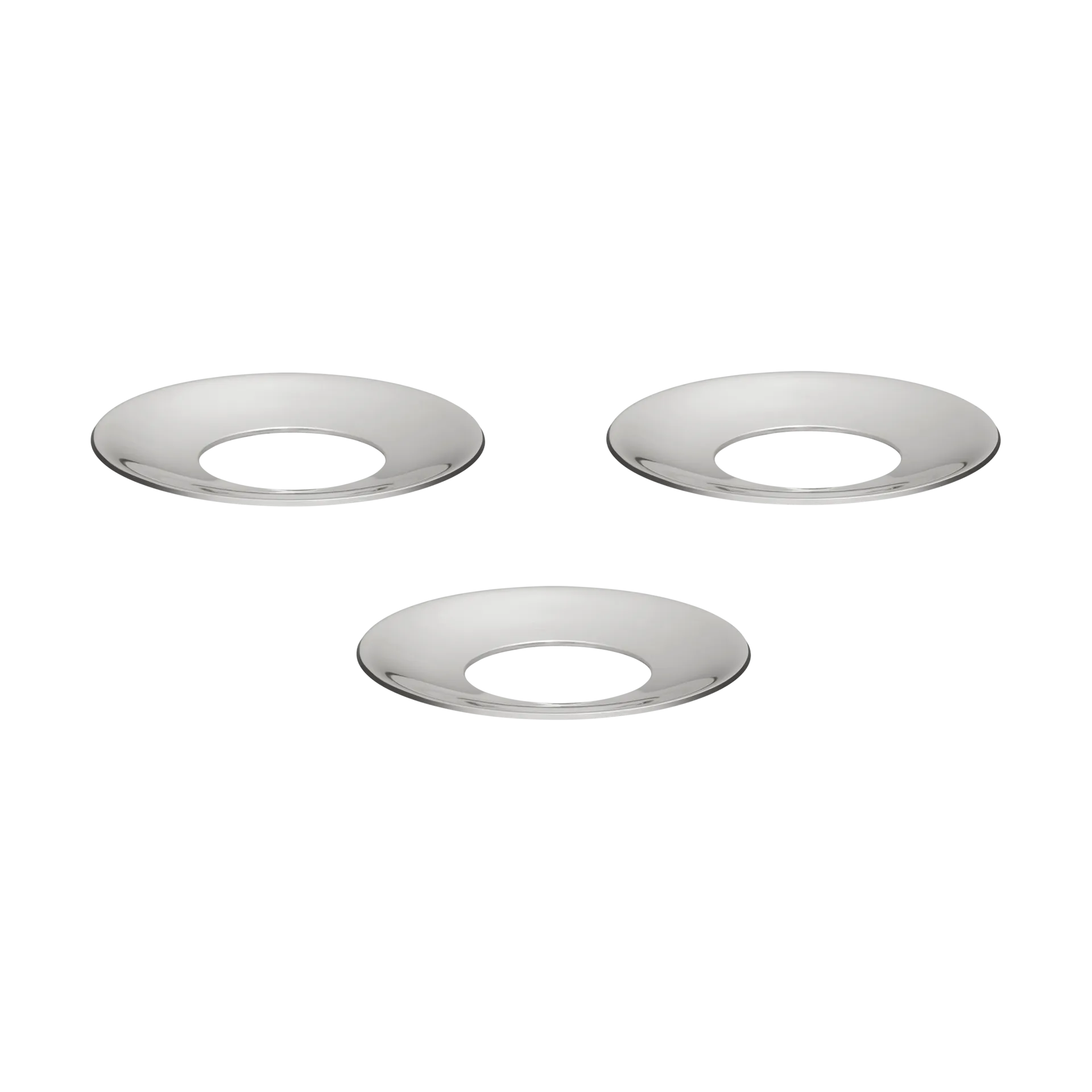 Osłonka na świeczkę STOFF Nagel 3 szt., Chrom STOFF Nagel