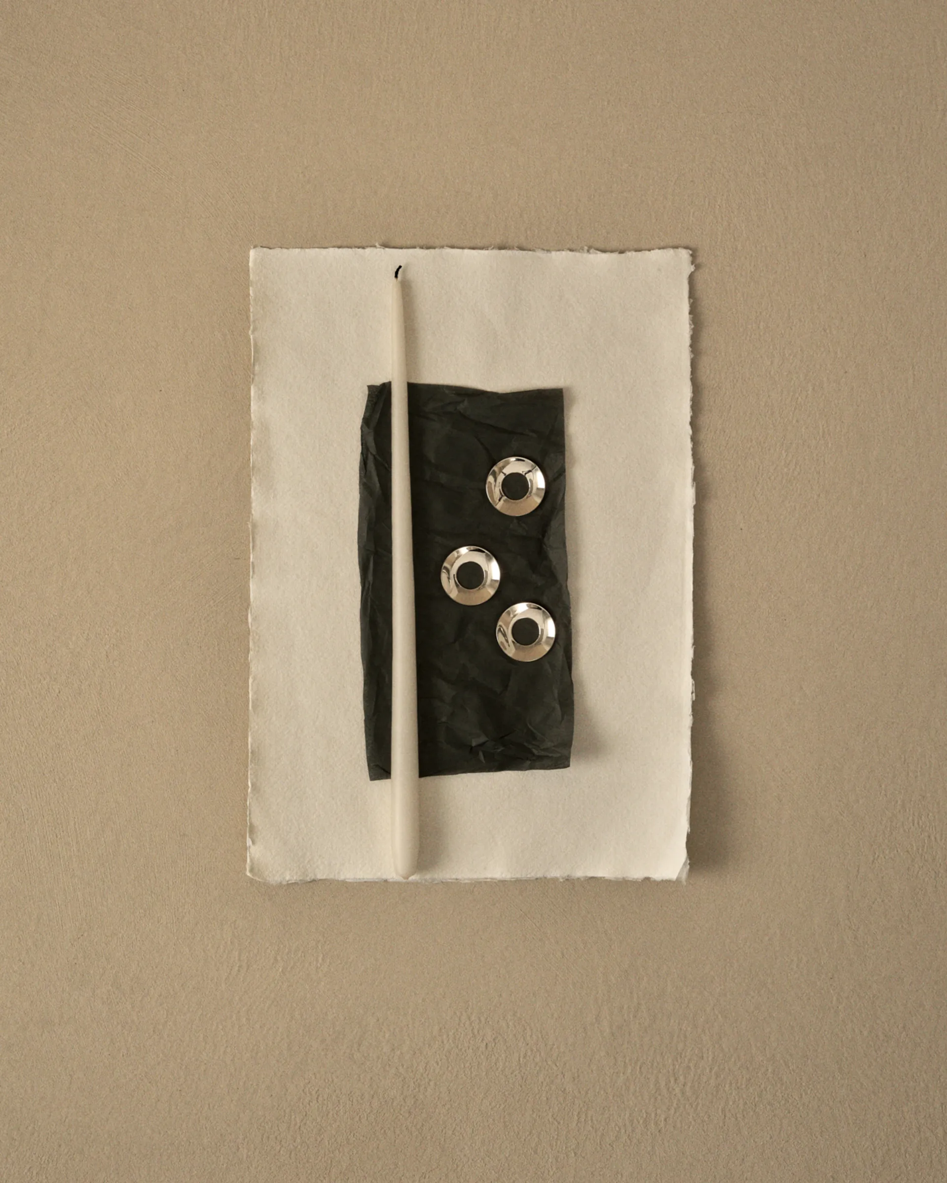 Osłonka na świeczkę STOFF Nagel 3 szt., Chrom STOFF Nagel