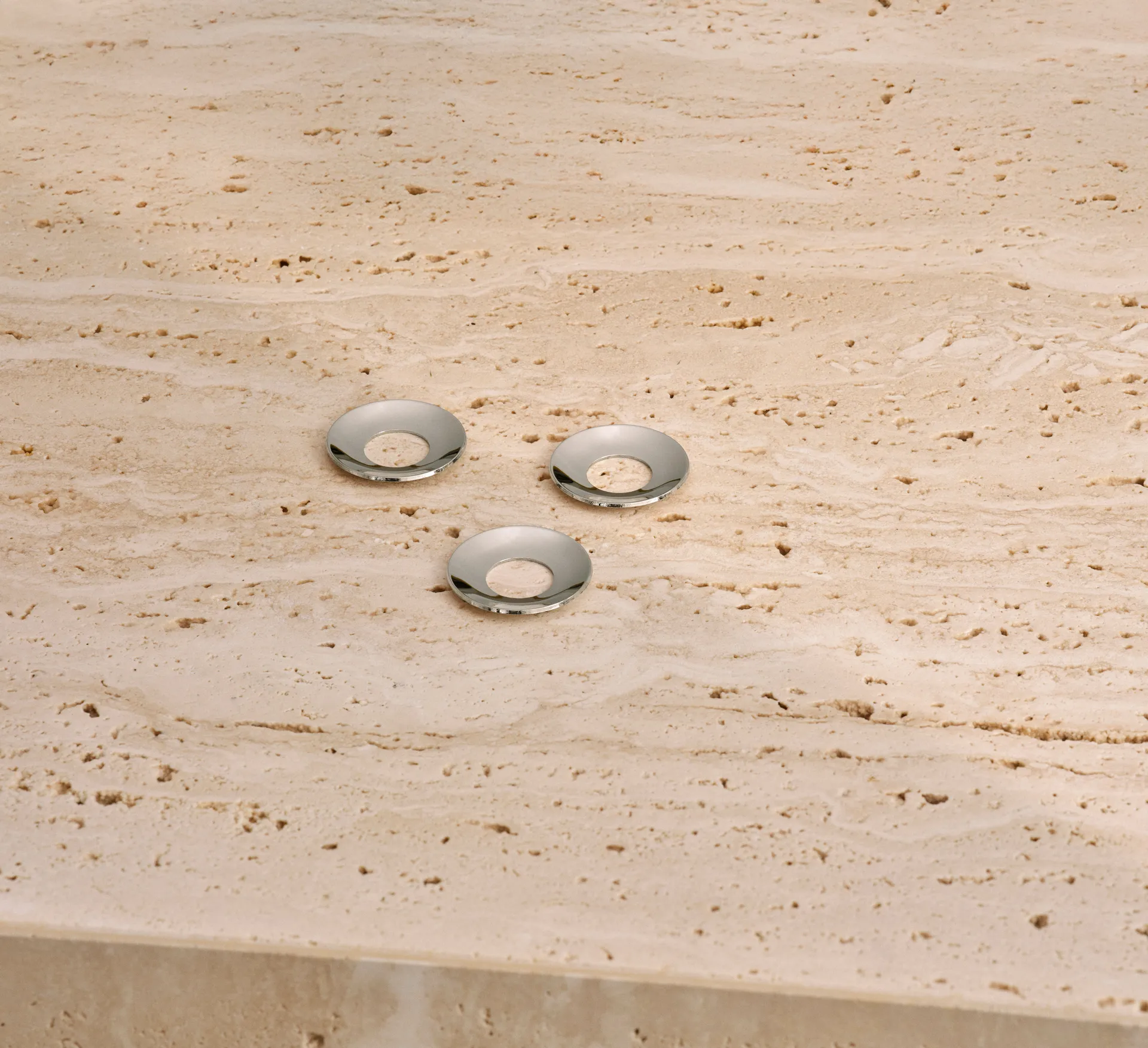 Osłonka na świeczkę STOFF Nagel 3 szt., Chrom STOFF Nagel