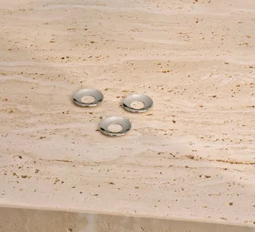 Osłonka na świeczkę STOFF Nagel 3 szt. - Chrom - STOFF Nagel