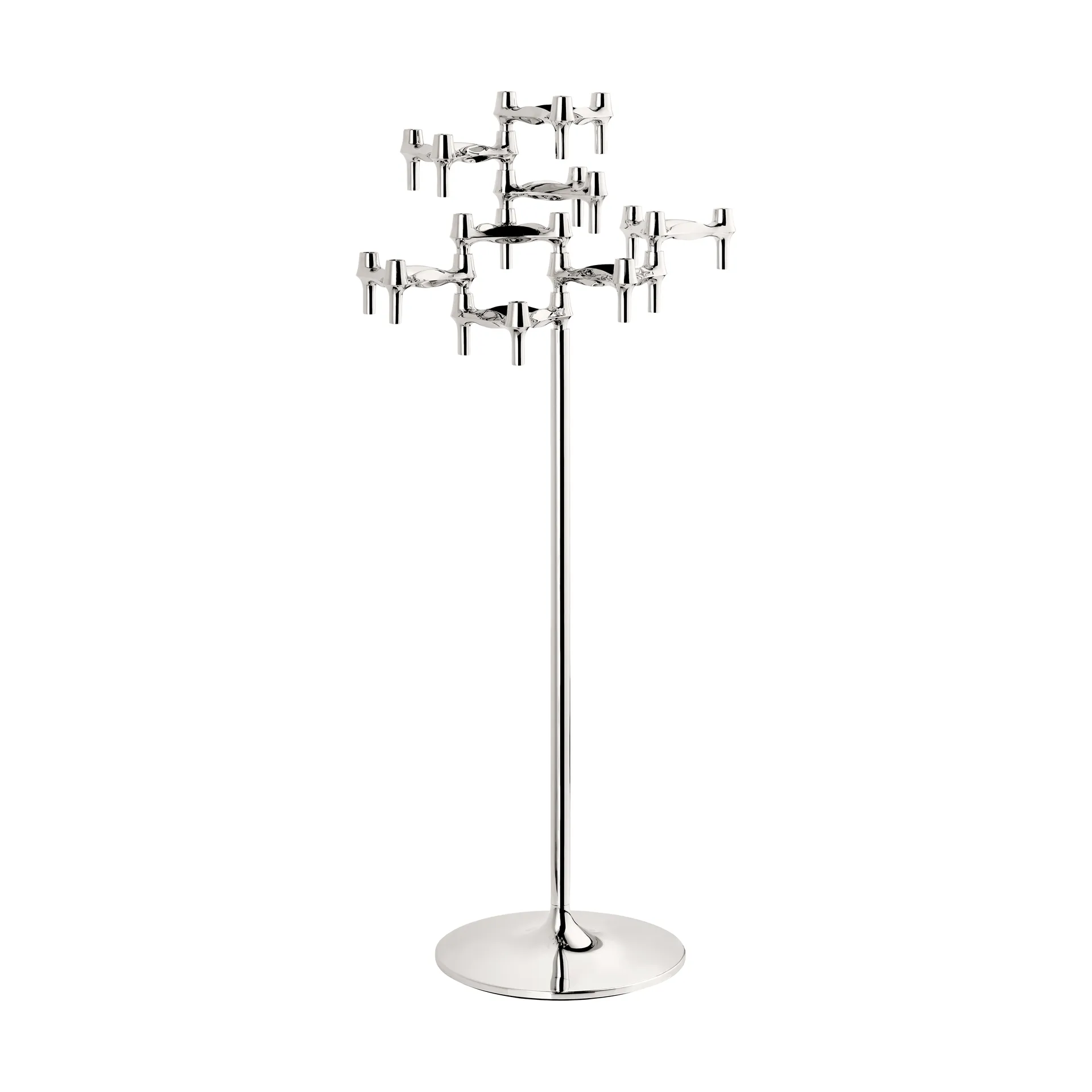 STOFF Nagel świecznik podłogowy 70 cm, Chrome STOFF Nagel