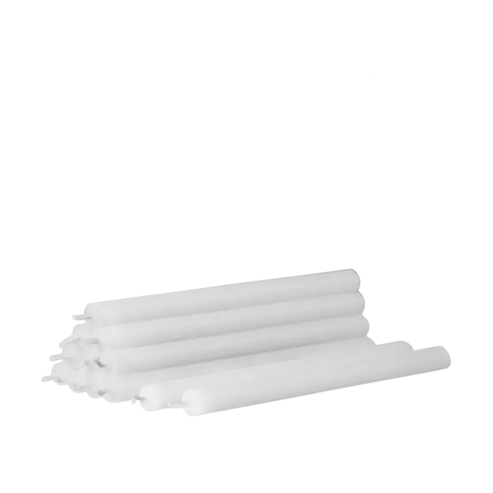 Świece Nagel 12 szt. - Białe - STOFF Nagel