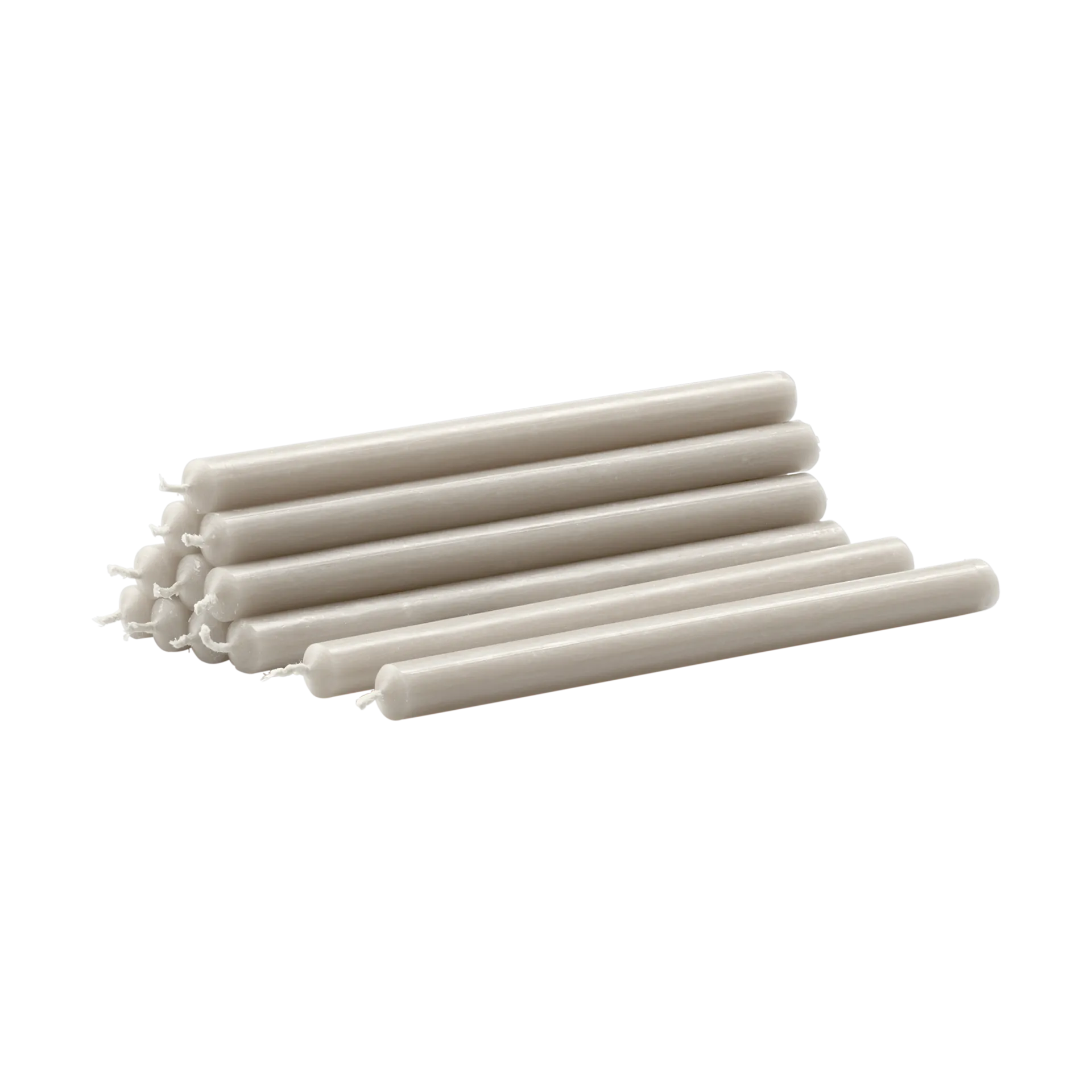 Świece Nagel 12 szt., Linen grey (szary len) STOFF Nagel