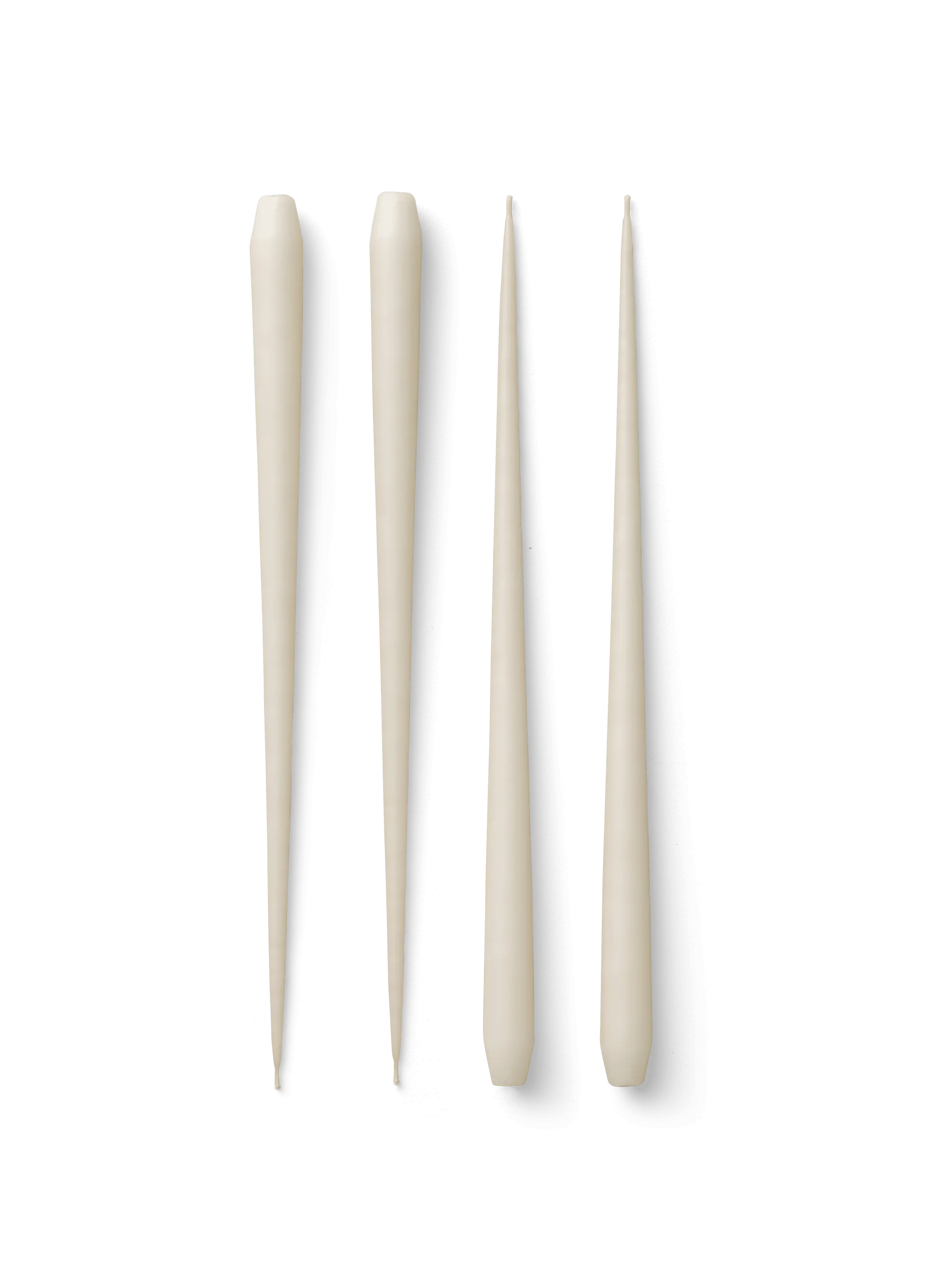 Świeczki antyczne STOFF Nagel by ester & erik, duże 4 szt., Off-white STOFF Nagel