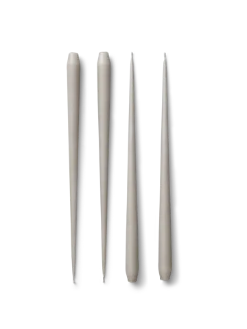 Świeczki antyczne STOFF Nagel by ester & erik, duże 4 szt. - Sand - STOFF Nagel