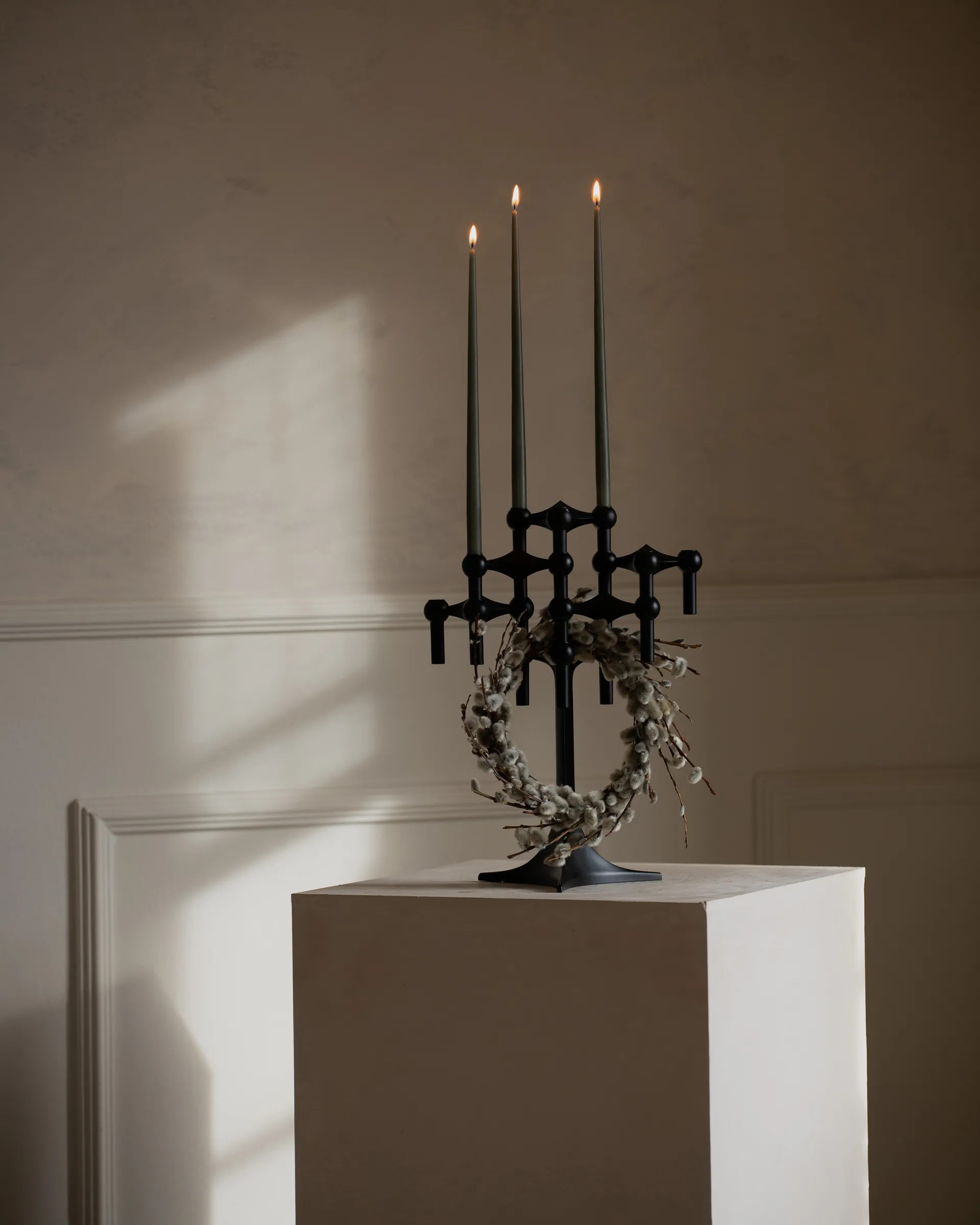 Świeczki STOFF Nagel by ester & erik, 6 szt., Dusty green STOFF Nagel