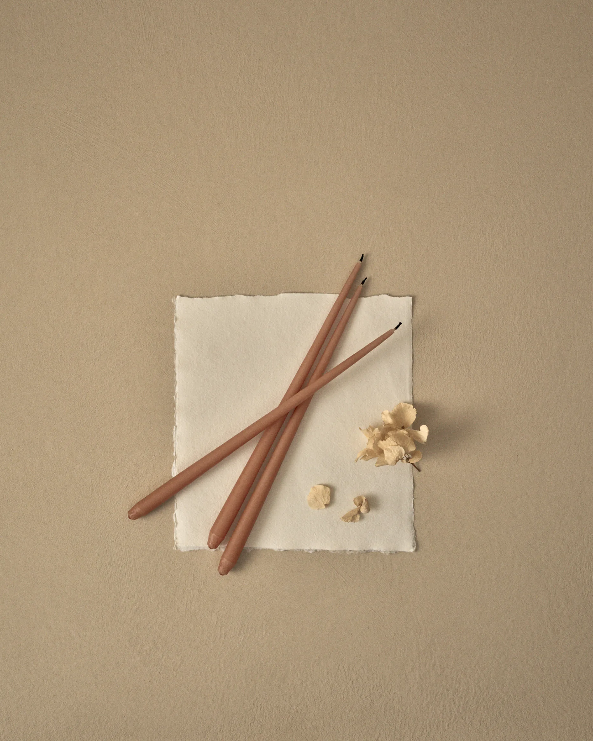 Świeczki STOFF Nagel by ester & erik, 6 szt., Dusty rose STOFF Nagel