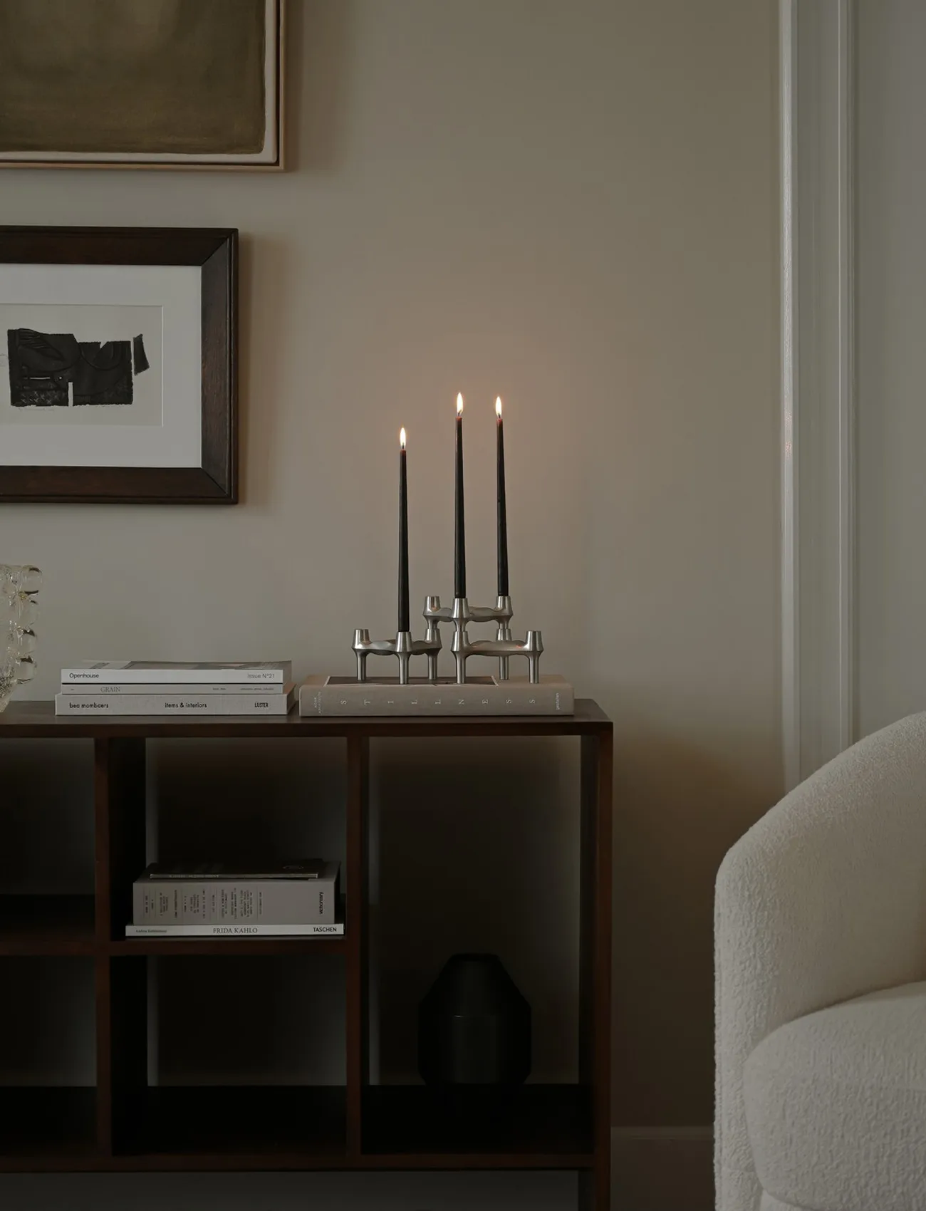 Świeczki STOFF Nagel by ester & erik, 6 szt., Espresso STOFF Nagel