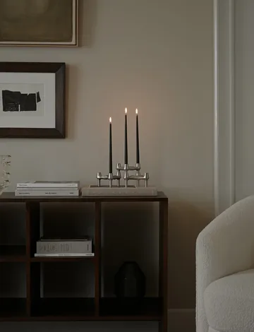 Świeczki STOFF Nagel by ester & erik, 6 szt. - Espresso - STOFF Nagel
