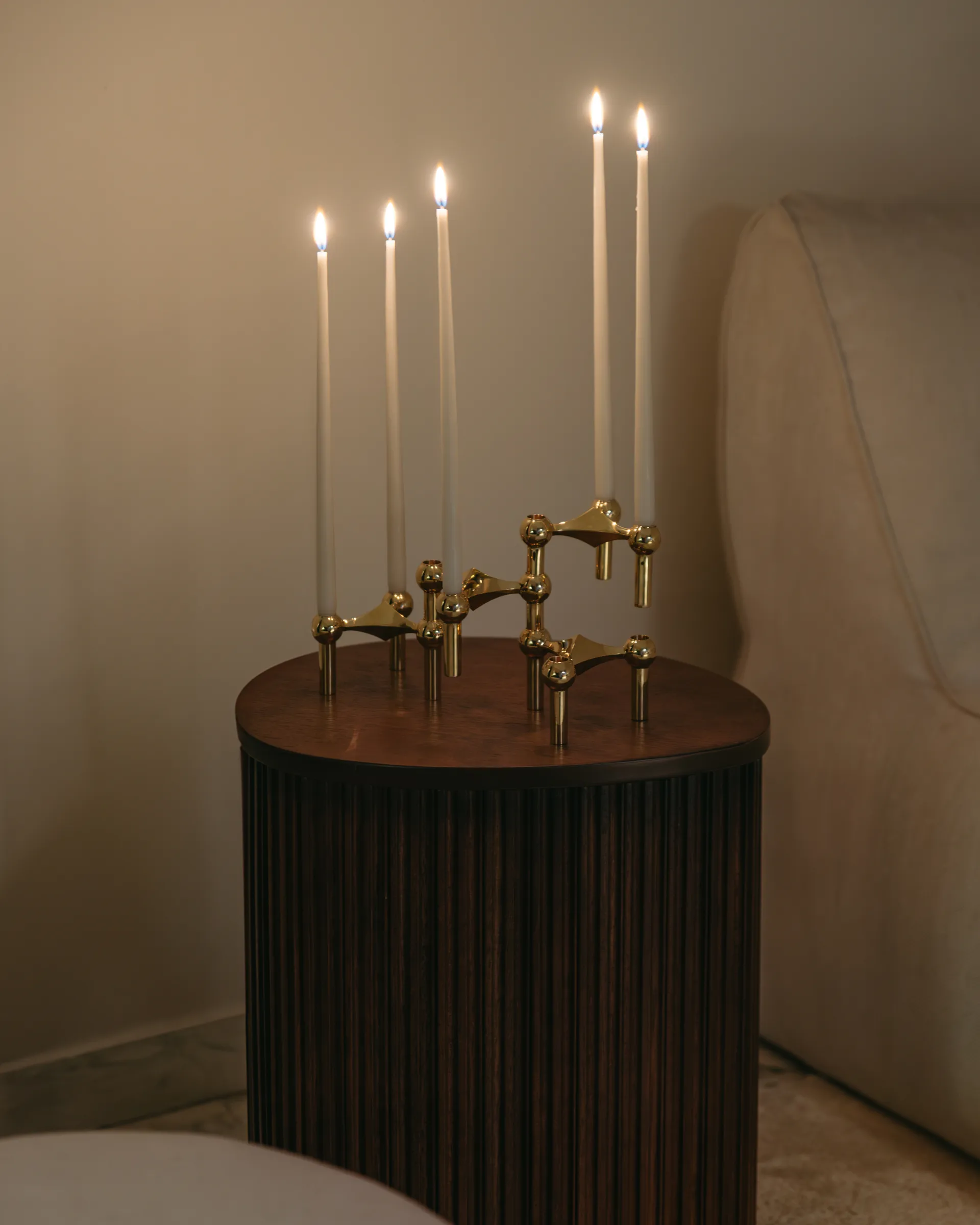 Świeczki STOFF Nagel by ester & erik, 6 szt., Off-white STOFF Nagel