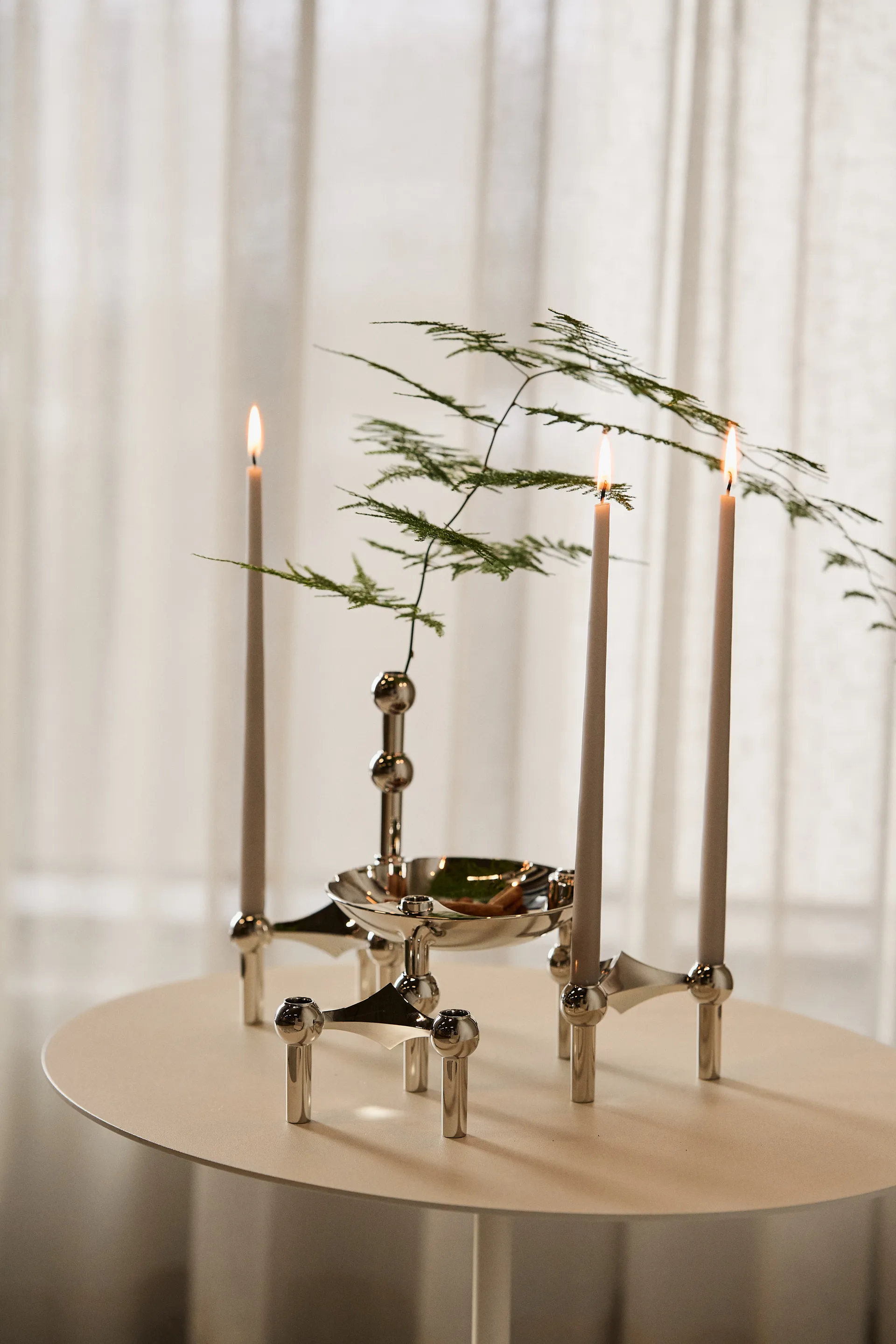 Świeczki STOFF Nagel by ester & erik, 6 szt., Sand STOFF Nagel