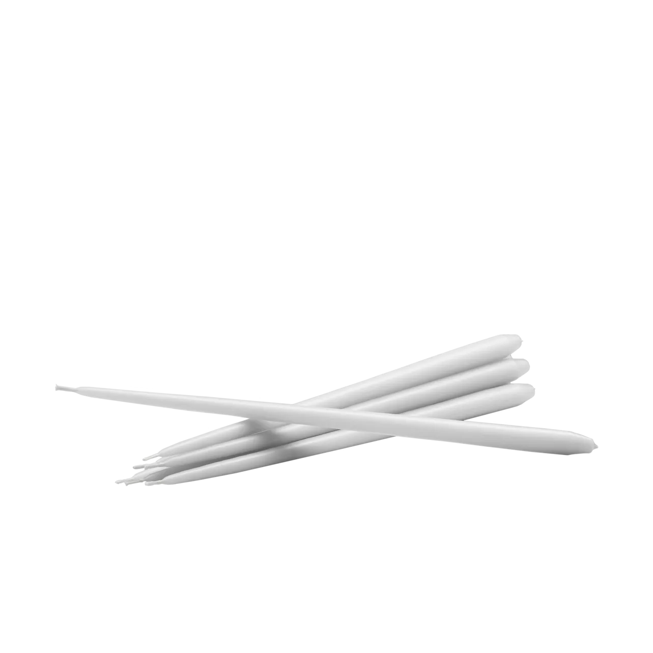 Świeczki STOFF Nagel by ester & erik, 6 szt., White  STOFF Nagel