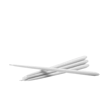 Świeczki STOFF Nagel by ester & erik, 6 szt. - White  - STOFF Nagel