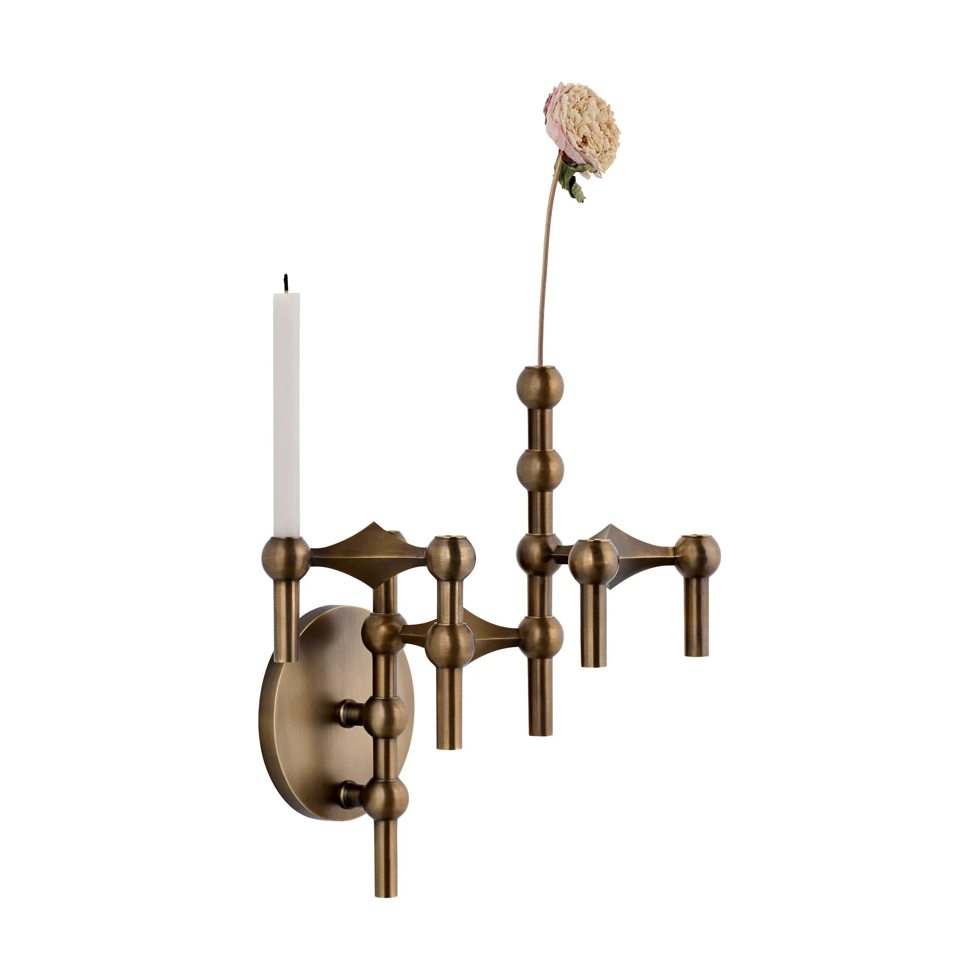 Świecznik  ścienny STOFF Nagel, Bronzed brass STOFF Nagel