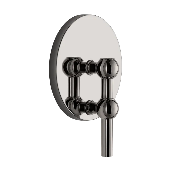 Świecznik ścienny STOFF Nagel - Czarny chrom - STOFF Nagel