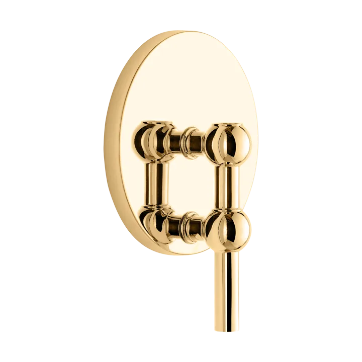 Świecznik ścienny STOFF Nagel - Mosiądz - STOFF Nagel