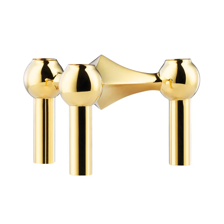 Świecznik STOFF Nagel - mosiądz - STOFF Nagel