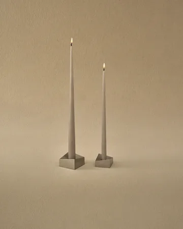 Świecznik STOFF Nagel reflect mały 2,7 cm - Szczotkowany chrom - STOFF Nagel