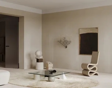 STOFF Nagel świecznik 2 elementów - Chrom - undefined - STOFF