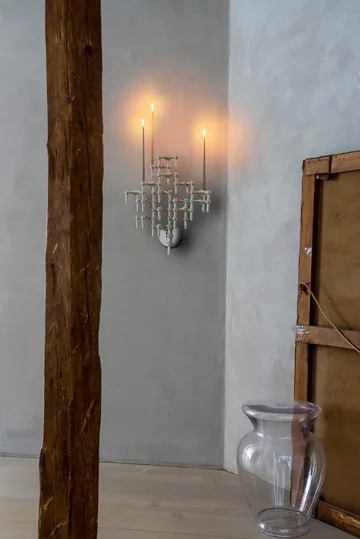 STOFF Nagel świecznik 2 elementów - Chrom - undefined - STOFF