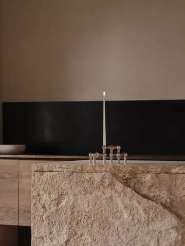 STOFF Nagel świecznik 3 szt. + świece, opakowanie 12 szt. - undefined - STOFF