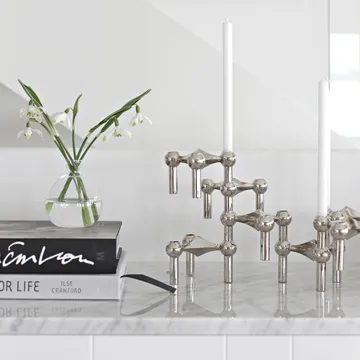 STOFF Nagel świecznik opakowanie 6 sztuk - Chrom - undefined - STOFF