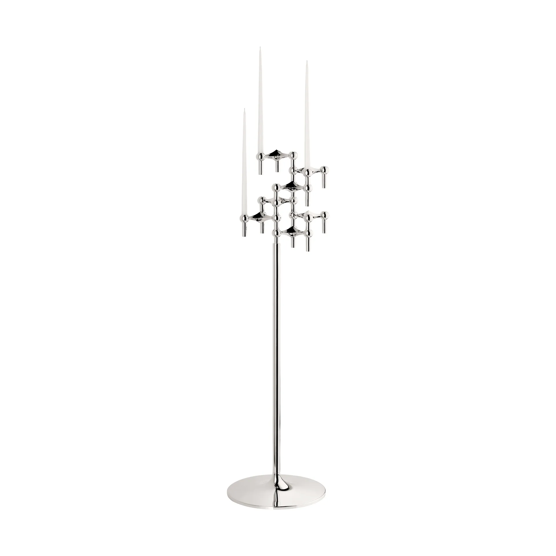 STOFF Nagel świecznik podłogowy 70 cm, Chrome STOFF