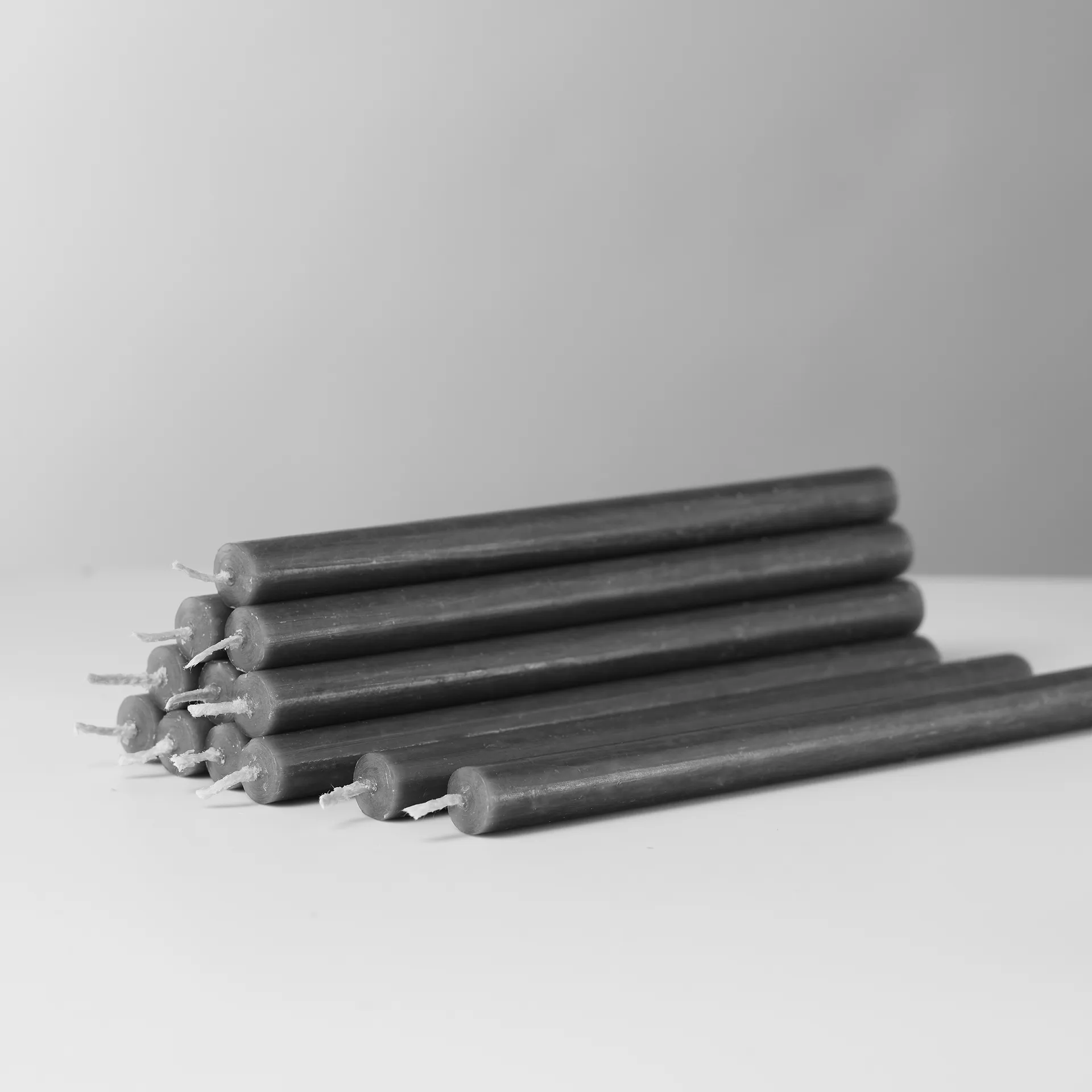 Świece Nagel 12 szt., Antracyt STOFF