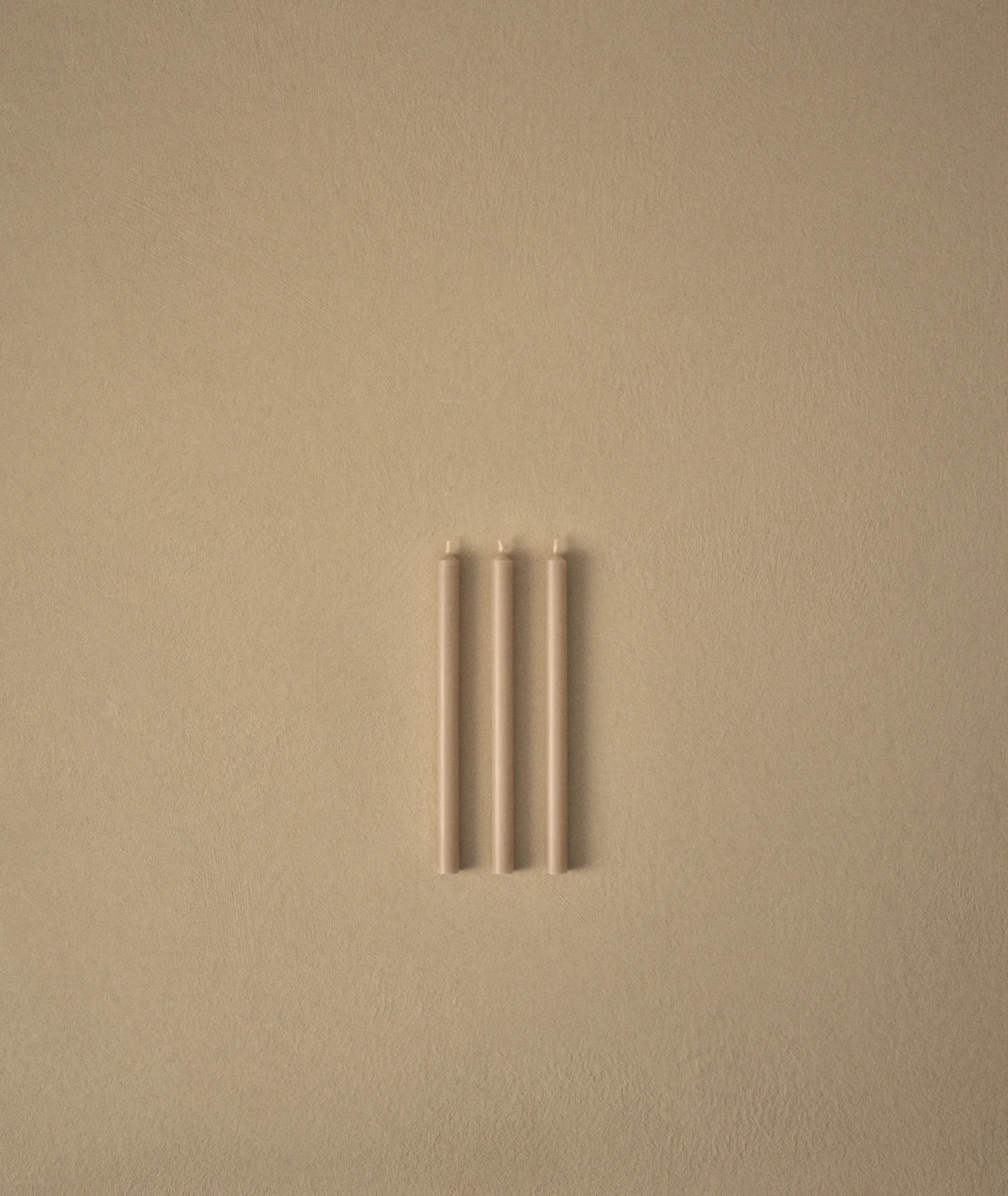 Świece Nagel 12 szt., Beżowe STOFF